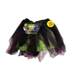 Musical Kids Monster‎ Mash Skirt Costume Skirt Kids 3-8 Halloween Plays Music
